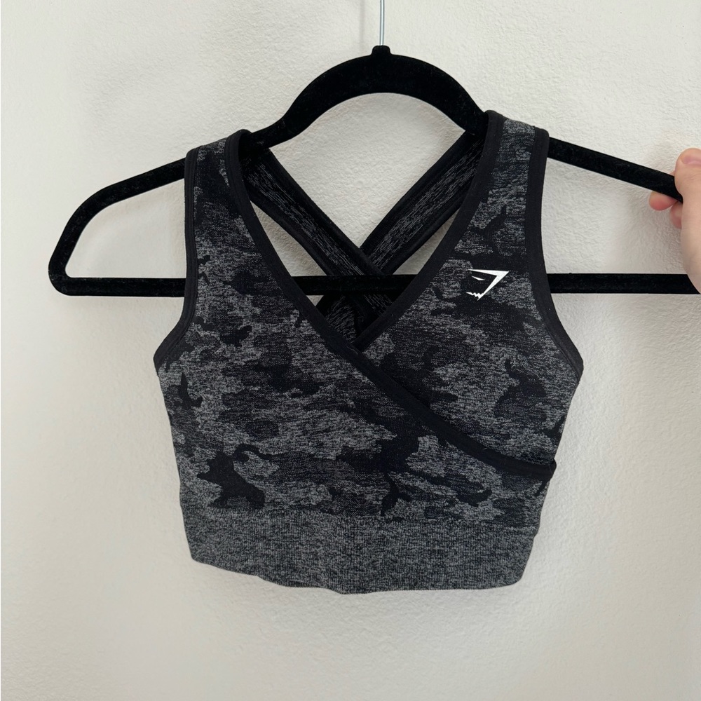 Gymshark Camo Sports Bra